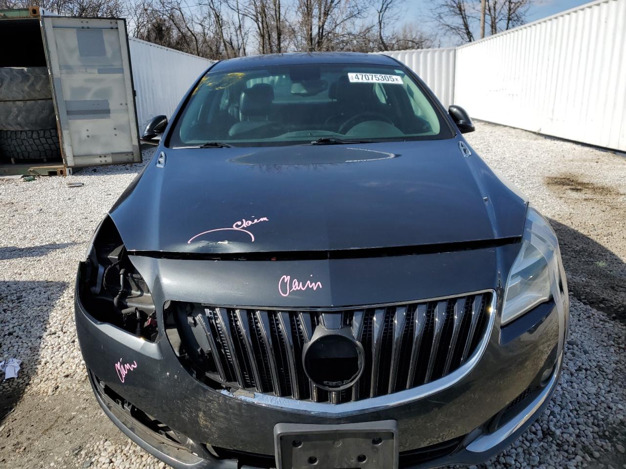 2014 Buick Regal VIN 2G4GK5EX8E9258920 Copart auction photo, front end damage thumbnail 5