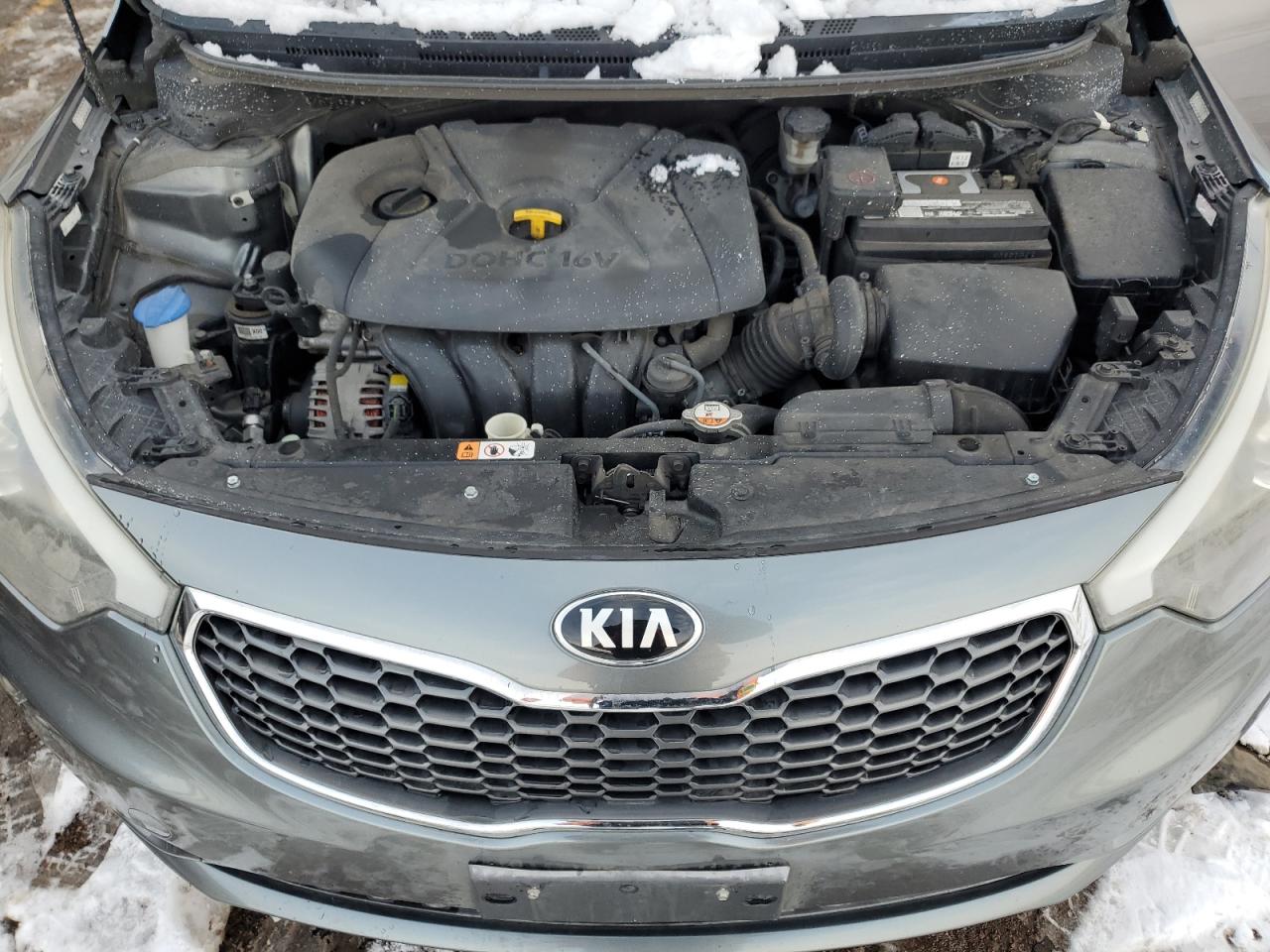 2016 KIA Forte VIN KNAFX4A60G5447115 Copart auction photo, rear end damage thumbnail 11