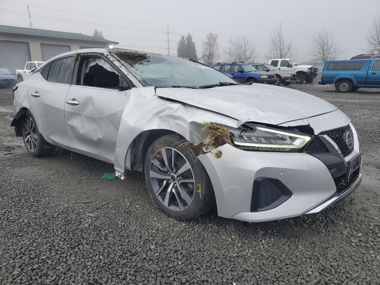 2020 Nissan Maxima VIN 1N4AA6DV0LC372537 Copart auction photo, rollover damage thumbnail 4