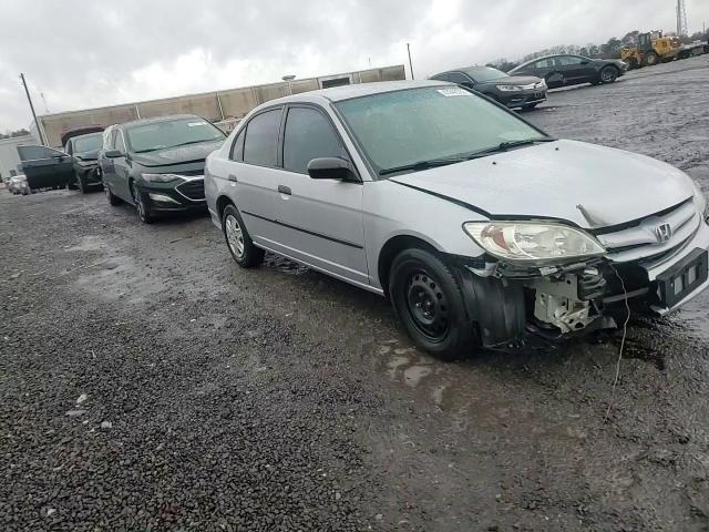 2005 Honda Civic VIN 1HGES16445L004821 Copart auction photo, front end / minor dent/scratches damage thumbnail 10