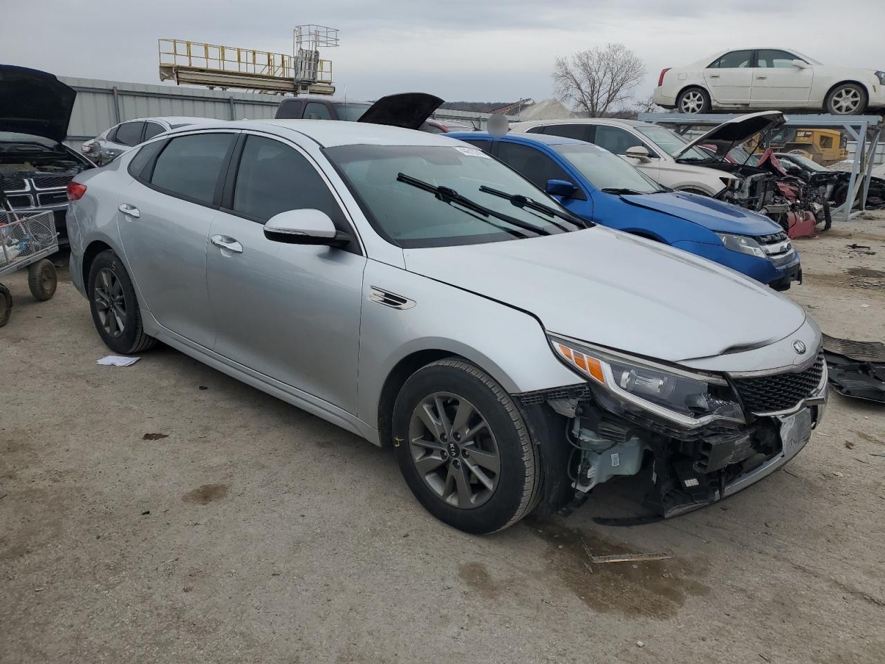 2016 KIA Optima VIN 5XXGT4L15GG018357 Copart auction photo, front end damage thumbnail 4