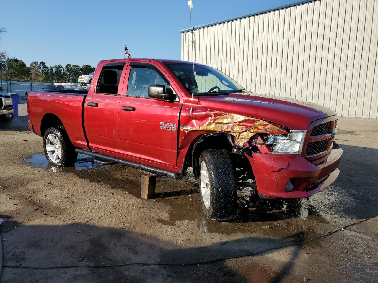2013 RAM 1500 VIN 1C6RR7FT6DS520907 Copart auction photo, front end damage thumbnail 4