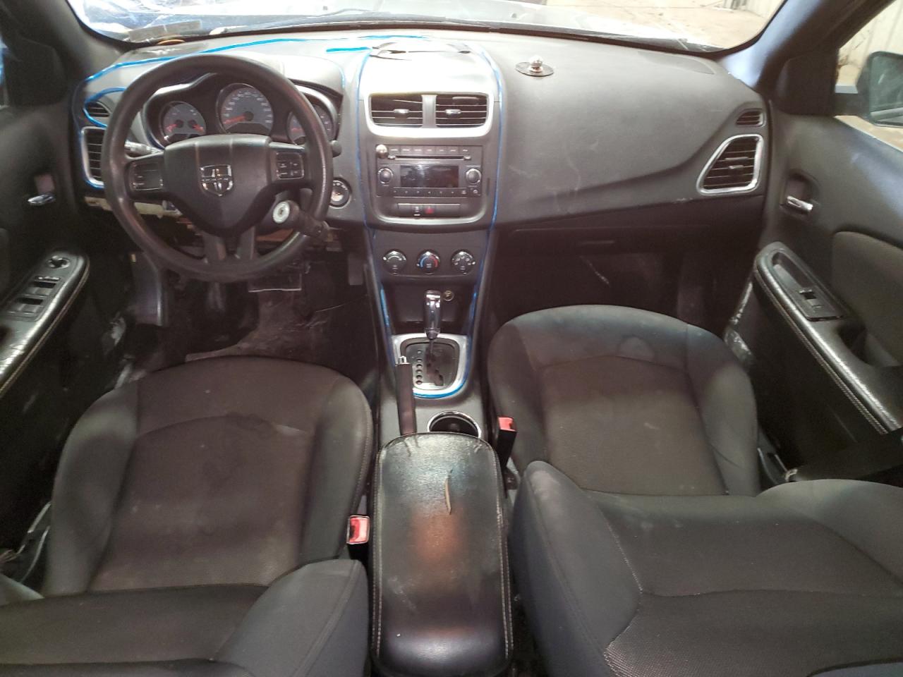 2012 Dodge Avenger VIN 1C3CDZAB1CN184091 Copart auction photo, front end / side damage thumbnail 8