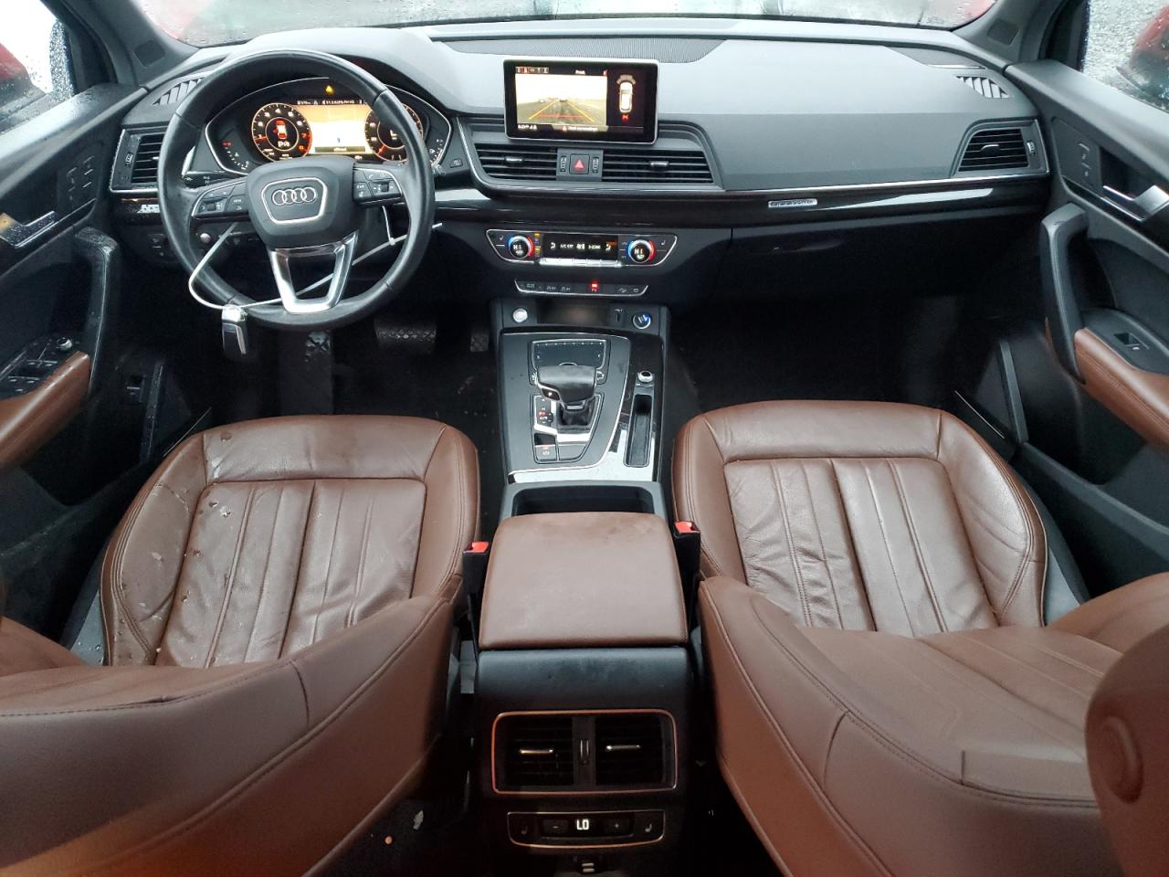 2018 Audi Q5 VIN WA1CNAFY7J2119018 Copart auction photo, rear end / side damage thumbnail 8