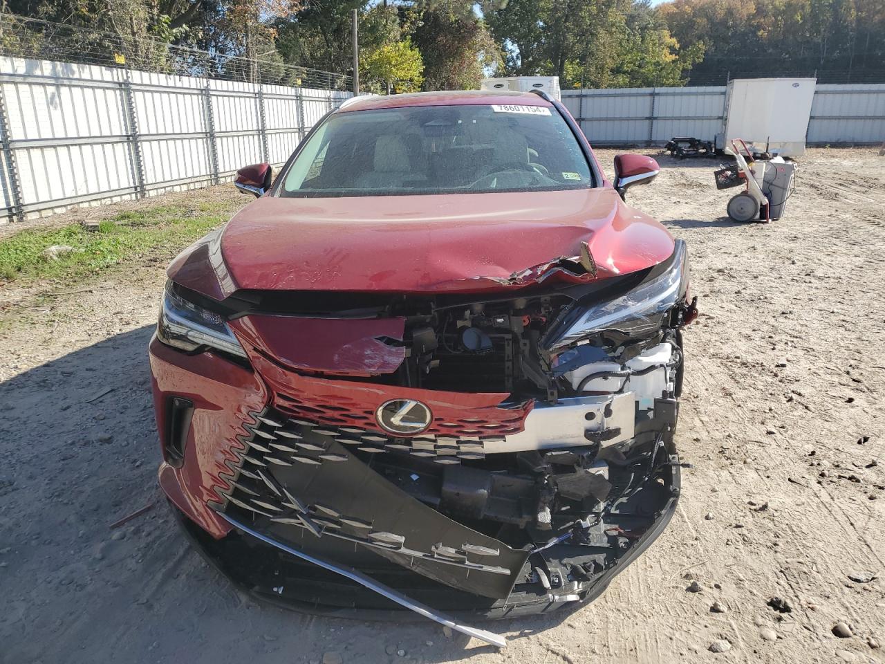 2024 Lexus RX VIN 2T2BBMCA5RC035369 Copart auction photo, front end damage thumbnail 5