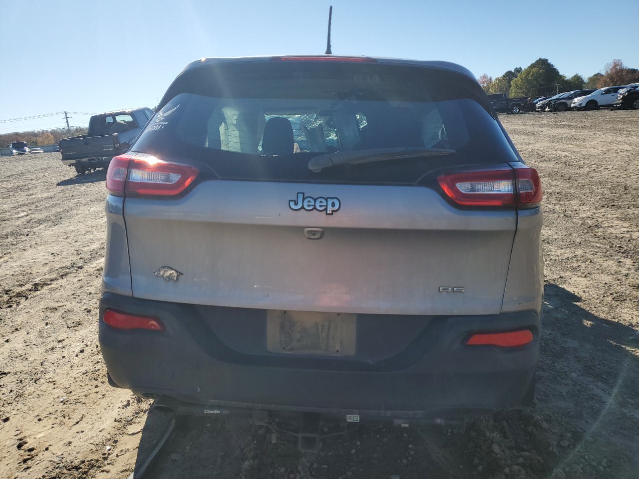 2014 Jeep Grand Cherokee VIN 1C4PJLAB0EW163474 Copart auction photo, front end / side damage thumbnail 6