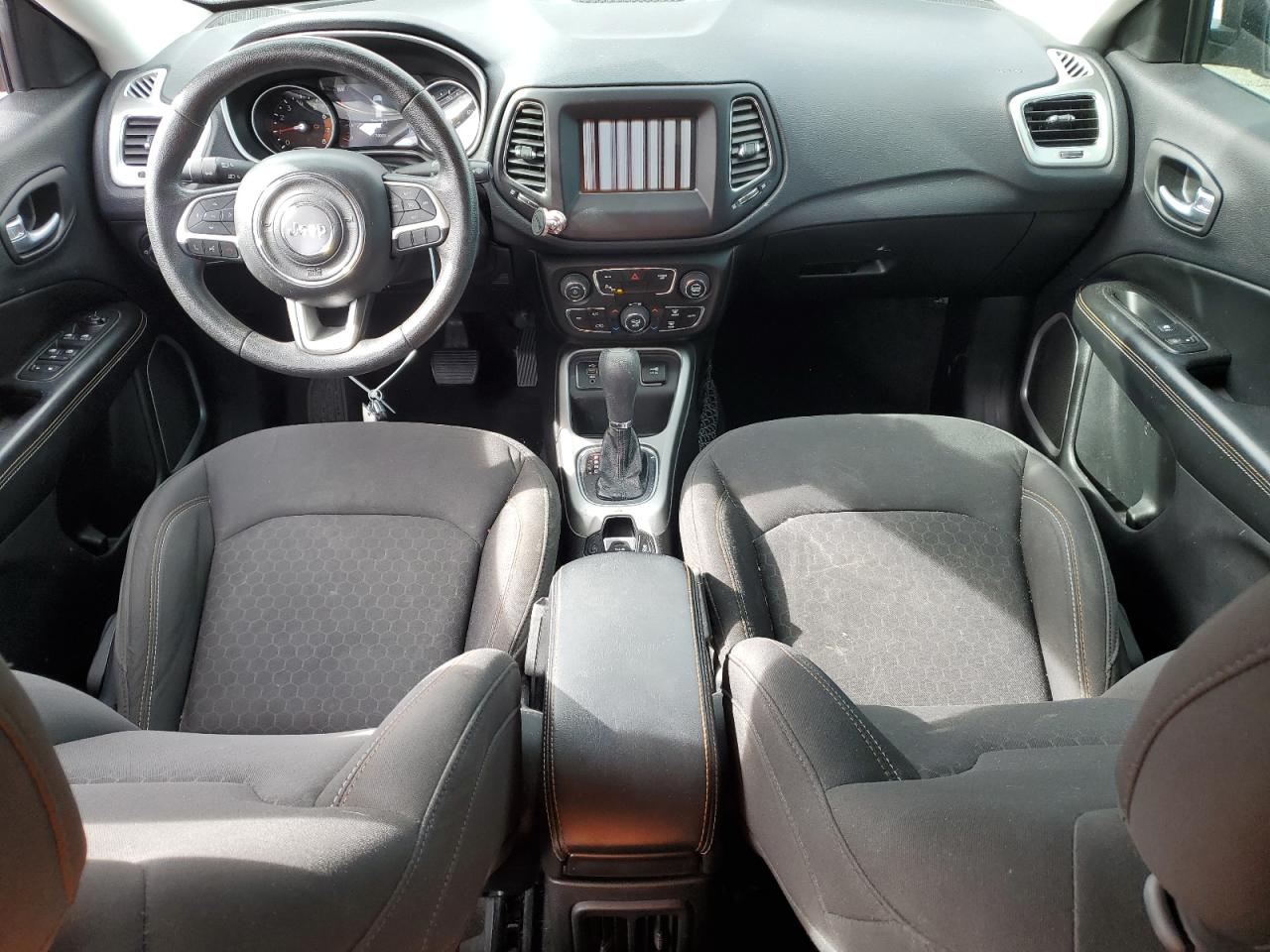 2018 Jeep Compass VIN 3C4NJCAB4JT411393 Copart auction photo, water/flood / front end damage thumbnail 8