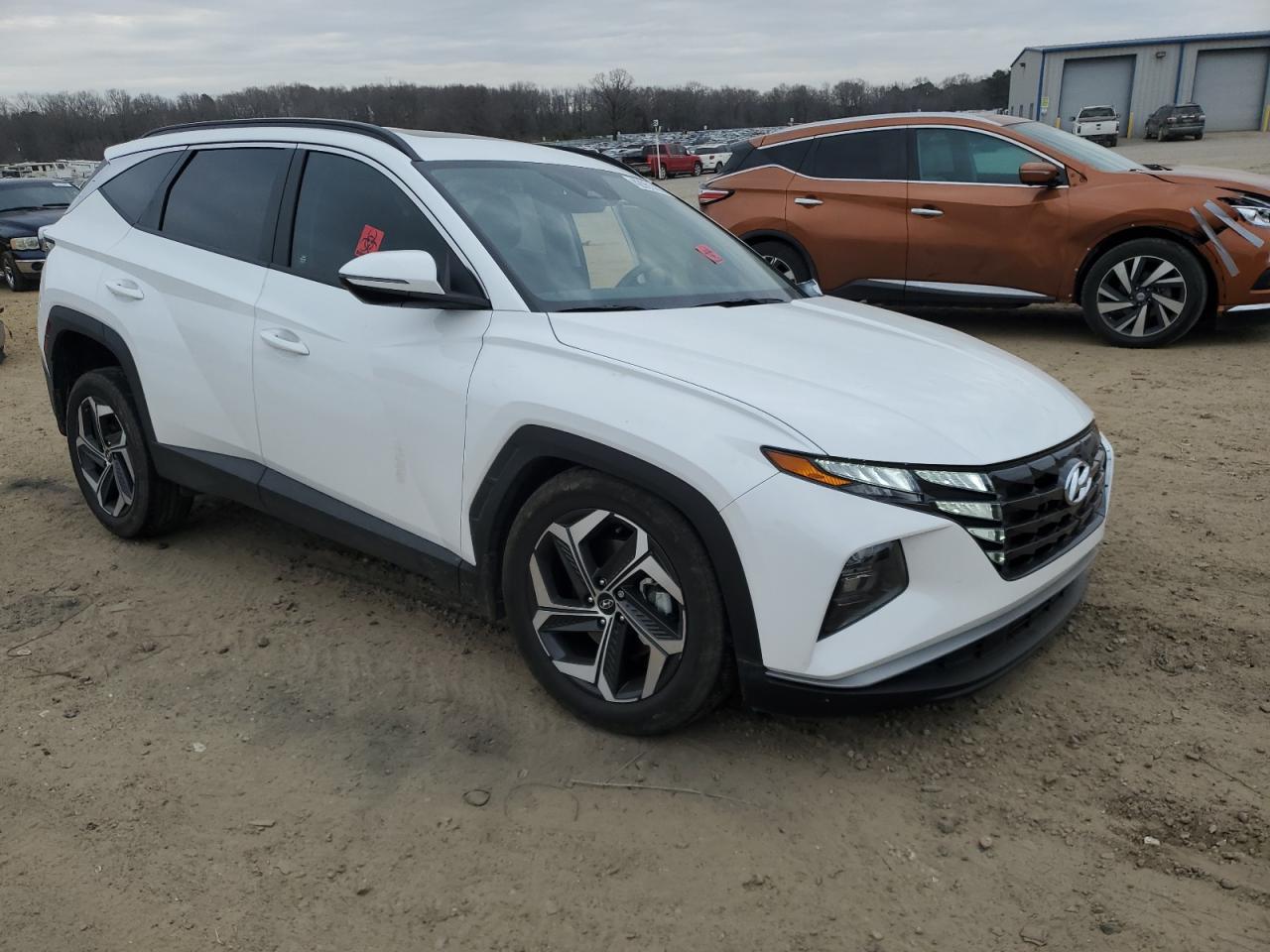 2024 Hyundai Tucson VIN 5NMJF3DE4RH367183 Copart auction photo, front end / side damage thumbnail 4