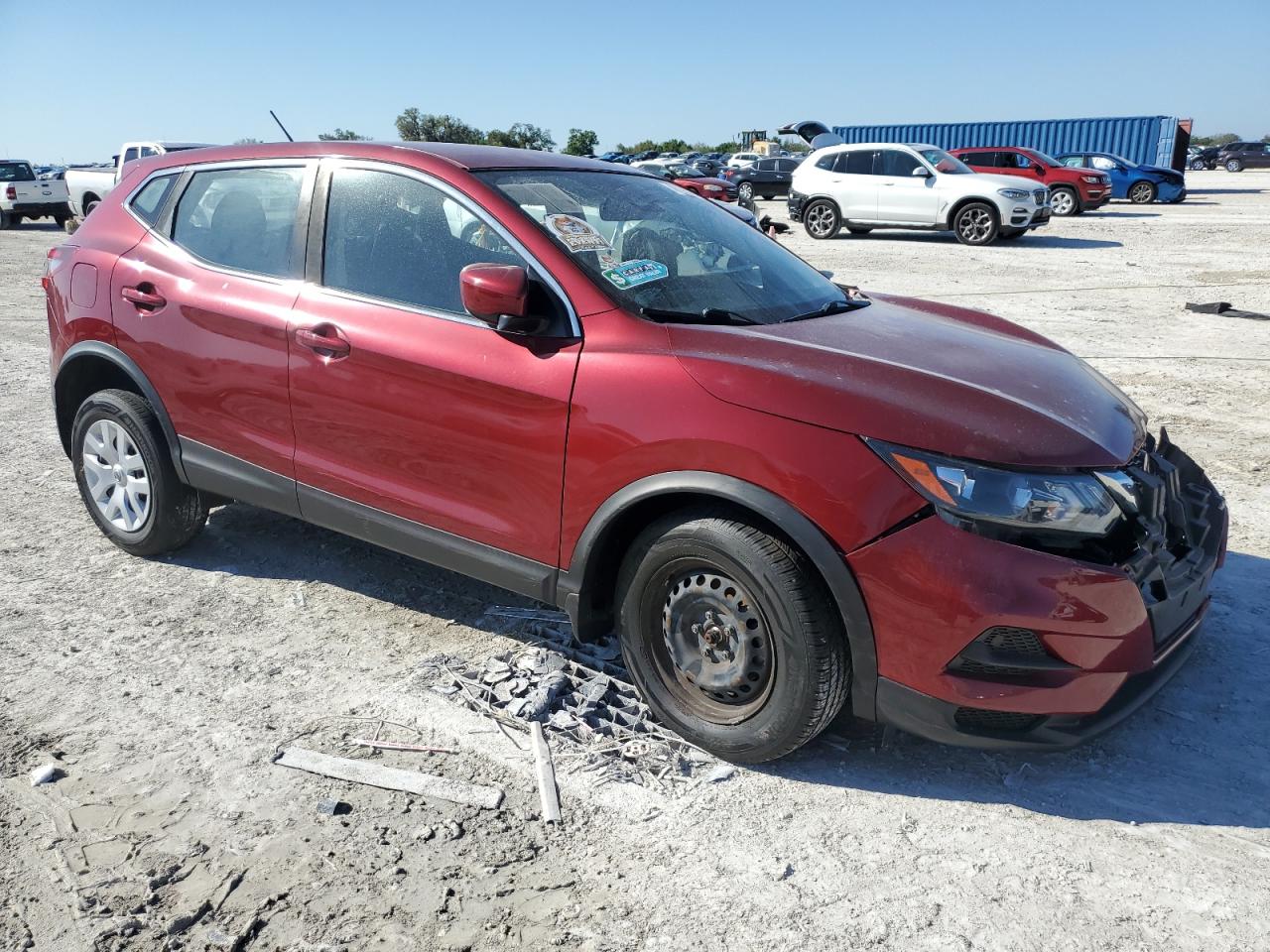 2020 Nissan Rogue VIN JN1BJ1CV7LW273721 Copart auction photo, front end damage thumbnail 4