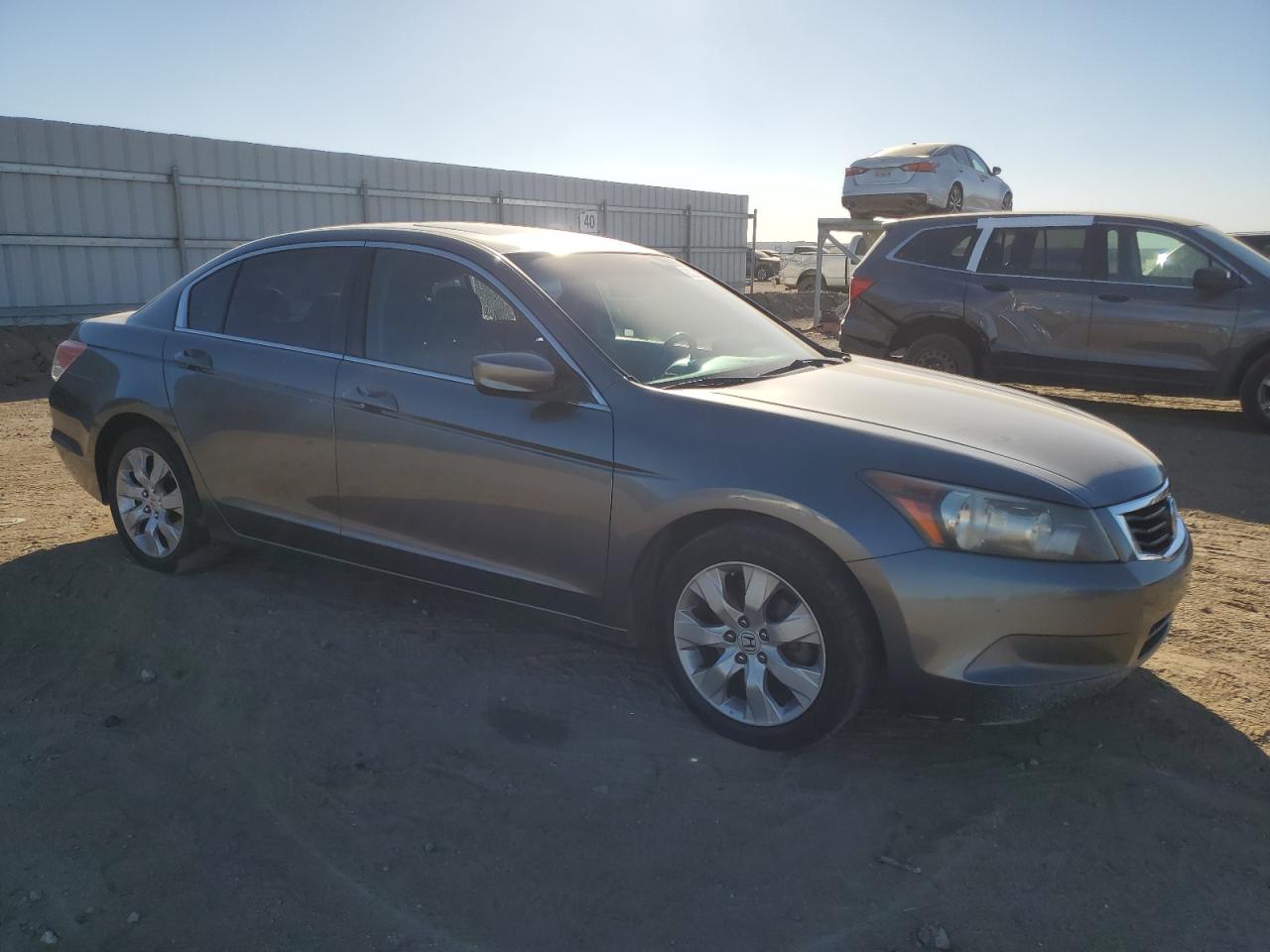 2008 Honda Accord VIN JHMCP26898C037784 Copart auction photo, side / rear end damage thumbnail 4