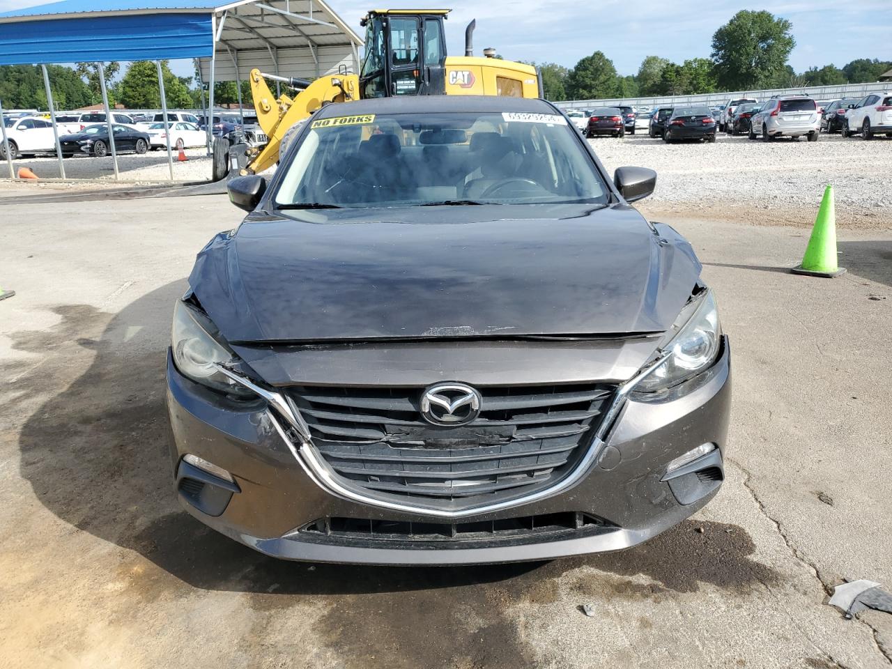 2016 Mazda 3 VIN JM1BM1U75G1325936 Copart auction photo, front end damage thumbnail 5