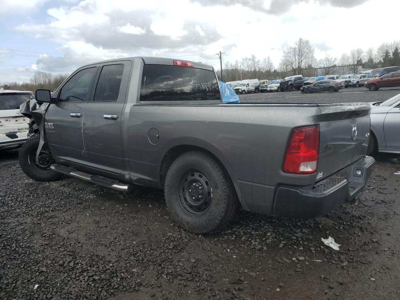 2009 Dodge RAM VIN 1D3HV18T59S808491 Copart auction photo, front end / undercarriage damage thumbnail 2