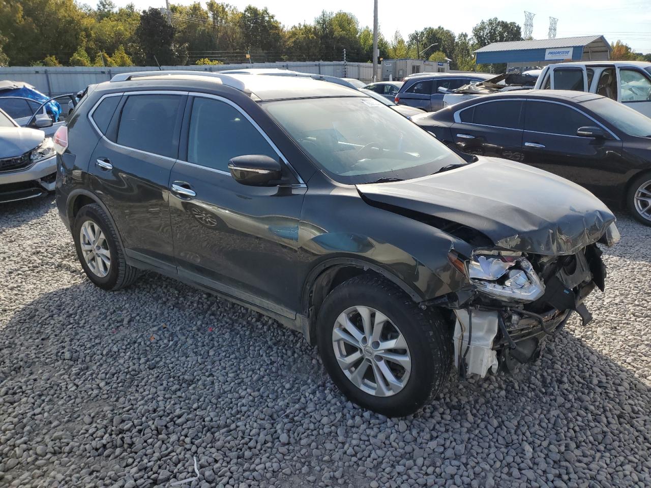 2015 Nissan Rogue VIN KNMAT2MT2FP520373 Copart auction photo, front end damage thumbnail 4