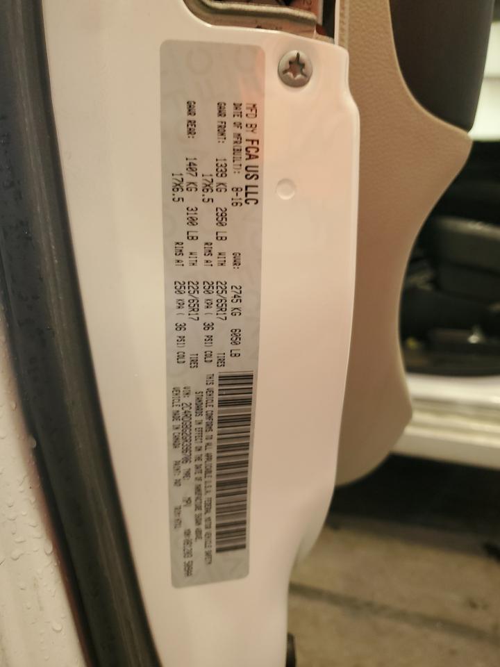 2016 Dodge Caravan VIN 2C4RDGBG2GR396706 Copart auction photo, front end / side damage thumbnail 12