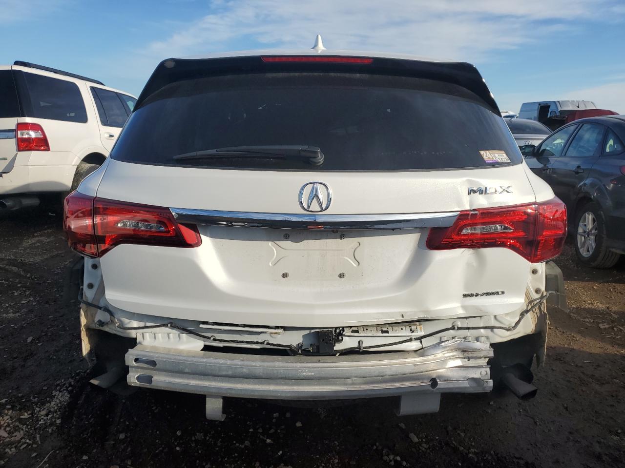 2020 Acura MDX VIN 5J8YD4H56LL044295 Copart auction photo, front end damage thumbnail 6