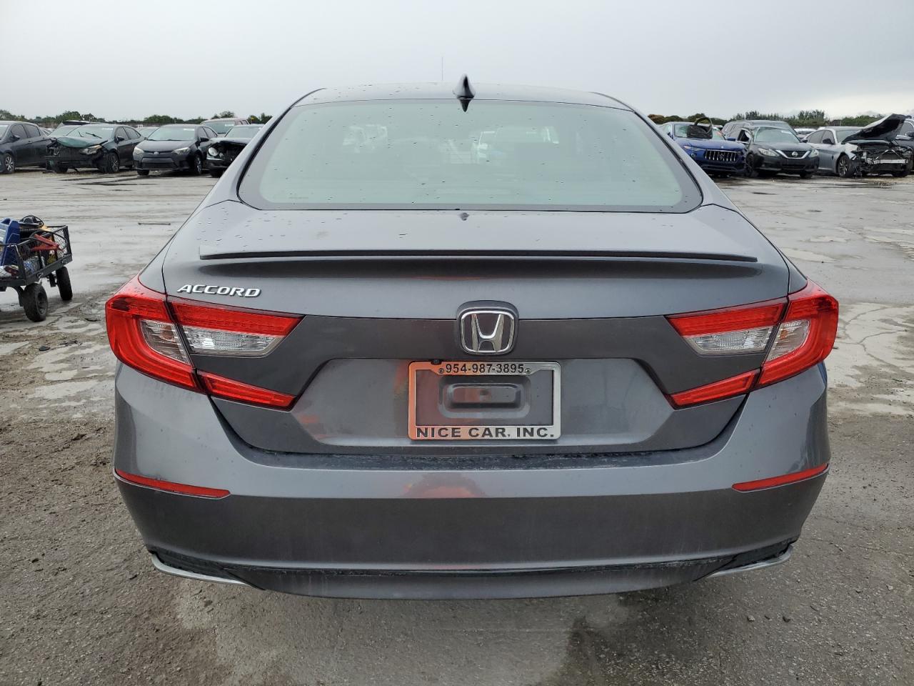 2020 Honda Accord VIN 1HGCV1F53LA108426 Copart auction photo, front end damage thumbnail 6