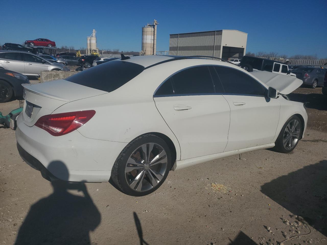 2014 Mercedes-Benz CLA-klasse VIN WDDSJ4EB8EN120555 Copart auction photo, front end damage thumbnail 3