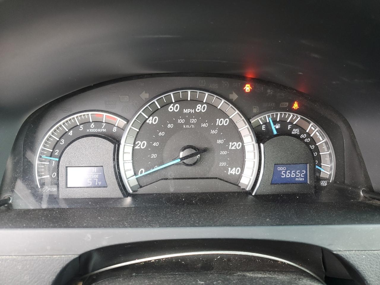2014 Toyota Camry VIN 4T1BF1FK5EU784936 Copart auction photo, front end / rear end damage thumbnail 9