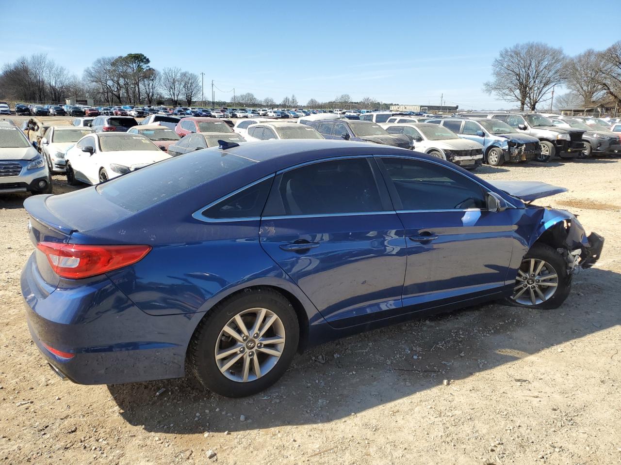 2016 Hyundai Sonata VIN 5NPE24AF4GH386199 Copart auction photo, front end damage thumbnail 3