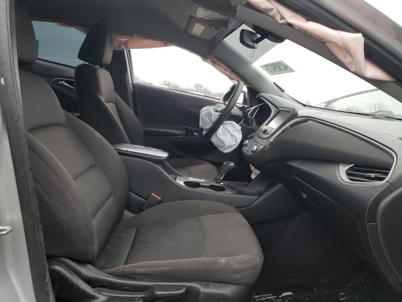 2017 Chevrolet Malibu VIN 1G1ZB5ST6HF263231 Copart auction photo, side / front end damage thumbnail 7