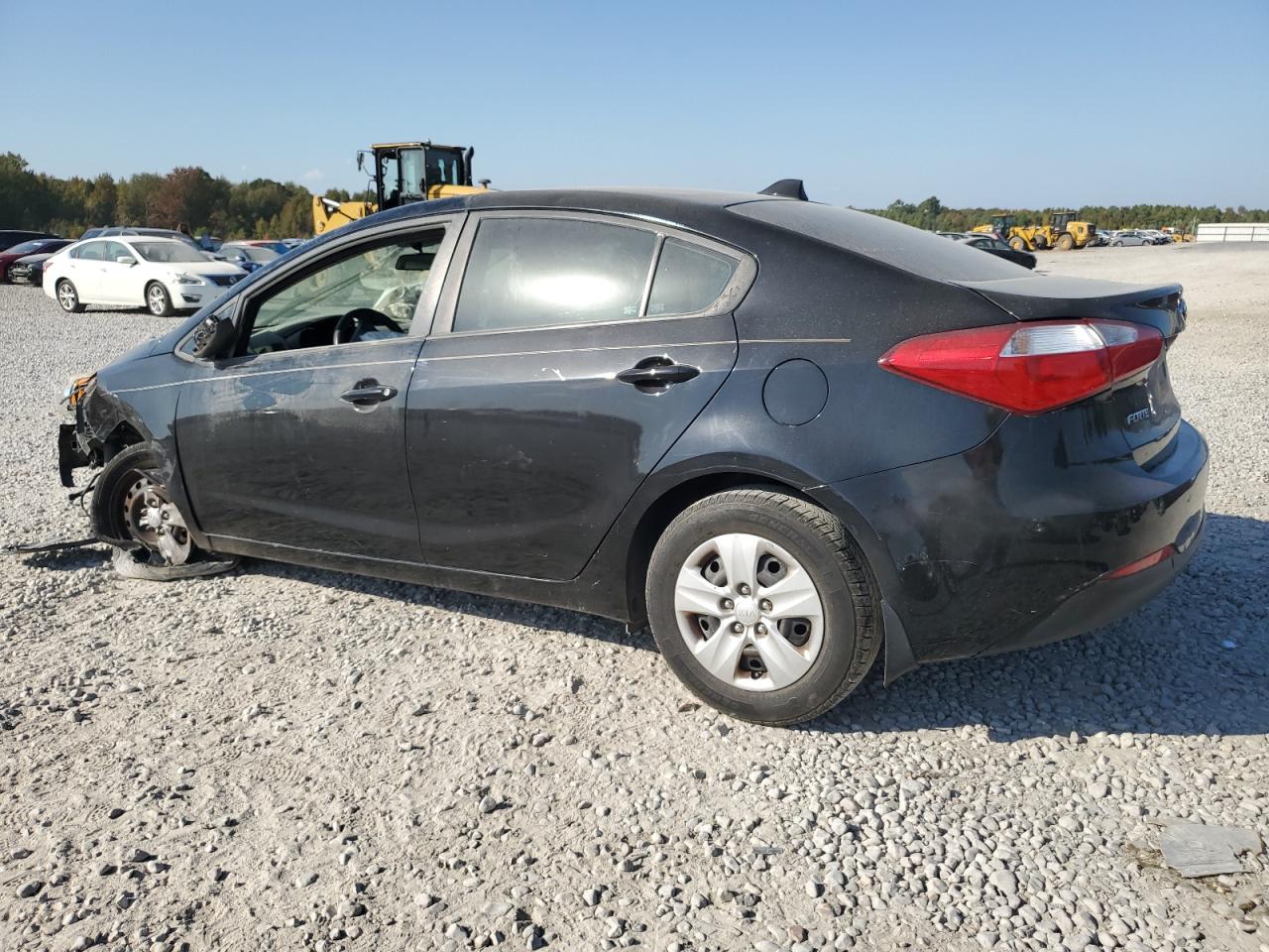 2016 KIA Forte VIN KNAFK4A6XG5486390 Copart auction photo, front end / side damage thumbnail 2