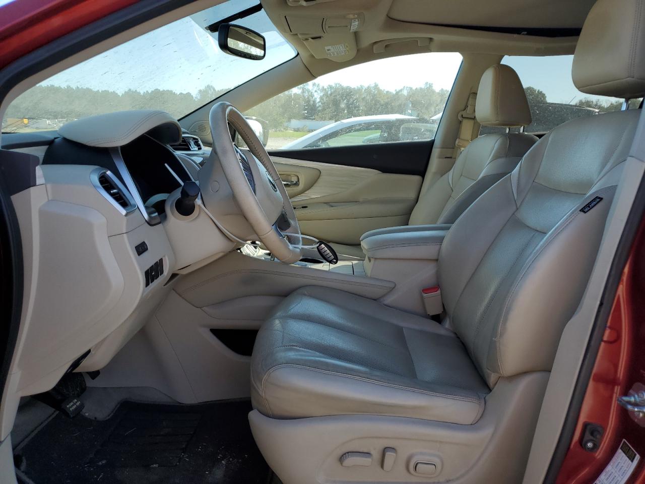 2015 Nissan Murano VIN 5N1AZ2MG1FN221336 Copart auction photo, top/roof damage thumbnail 7