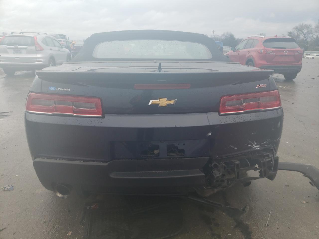 2015 Chevrolet Camaro VIN 2G1FD3D34F9274667 Copart auction photo, all over damage thumbnail 6