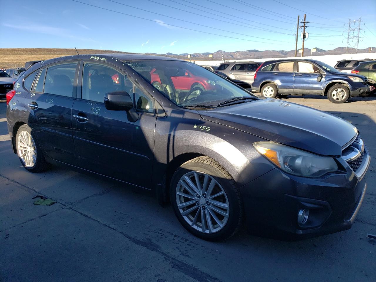 2013 Subaru Impreza VIN JF1GPAK65DH826101 Copart auction photo, hail / minor dent/scratches damage thumbnail 4