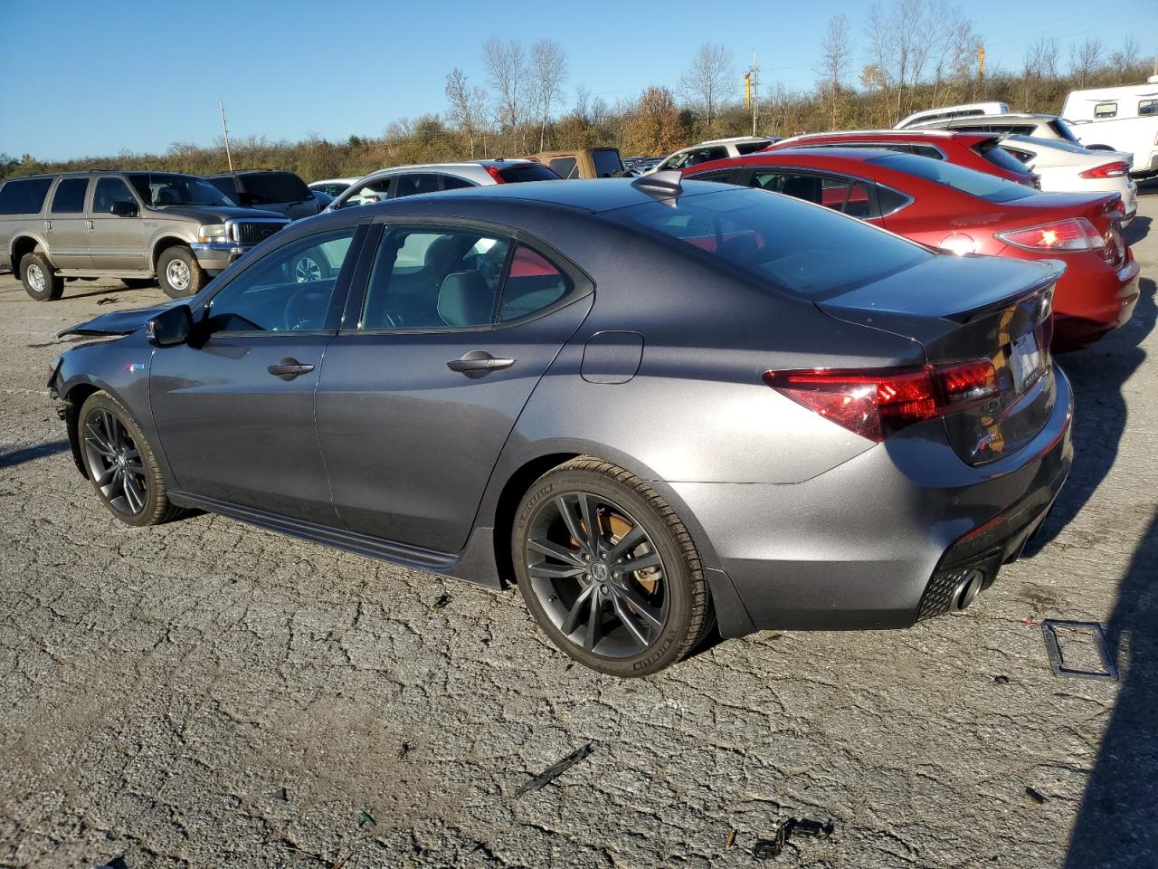 2020 Acura TLX VIN 19UUB1F65LA008897 Copart auction photo, front end damage thumbnail 2