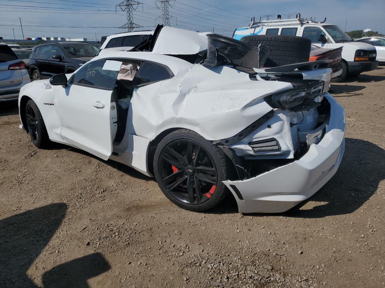 2022 Chevrolet Camaro VIN 1G1FH1R70N0112046 Copart auction photo, all over damage thumbnail 2