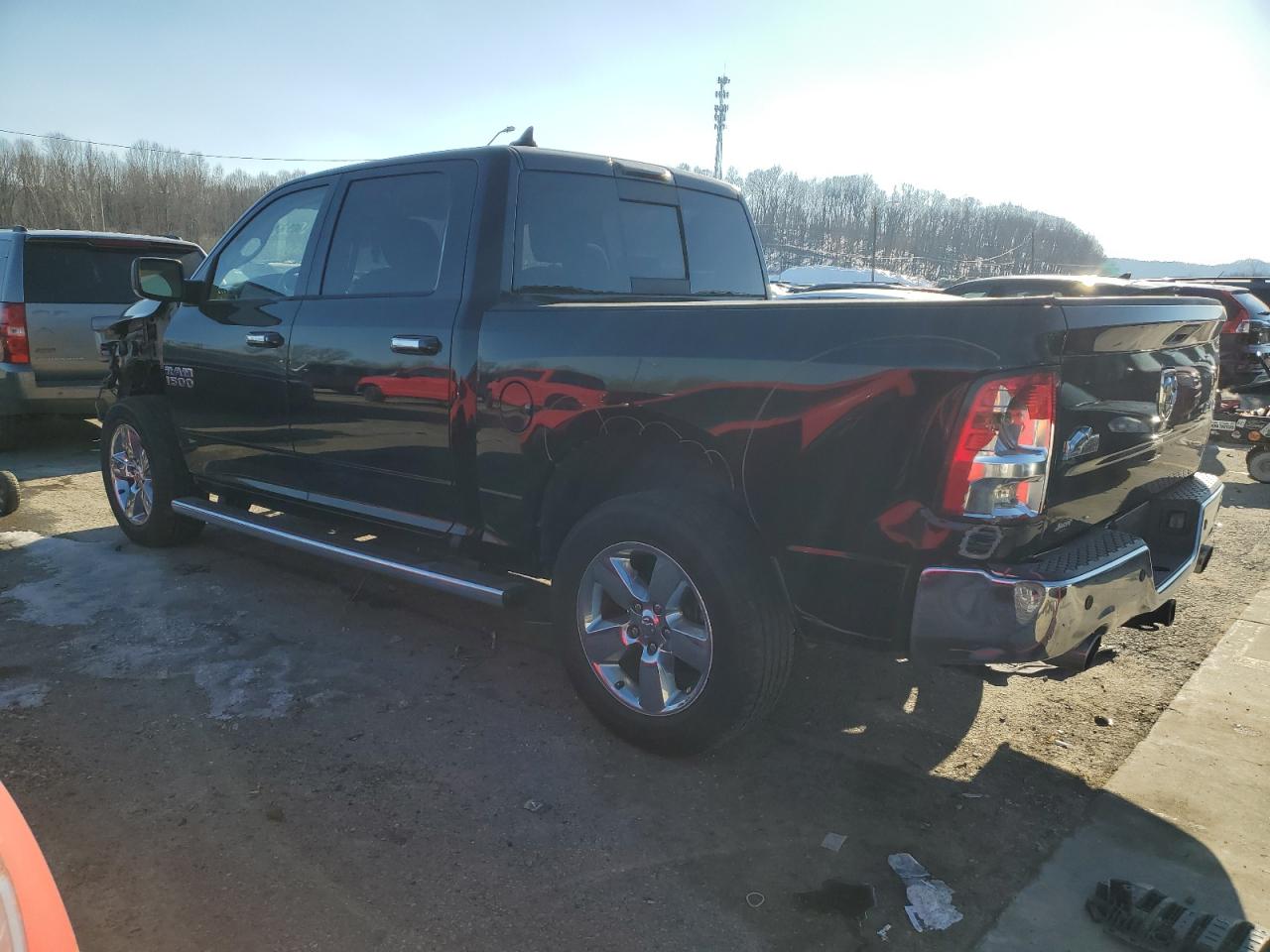 2013 RAM 1500 VIN 1C6RR7LT6DS504887 Copart auction photo, front end / side damage thumbnail 2