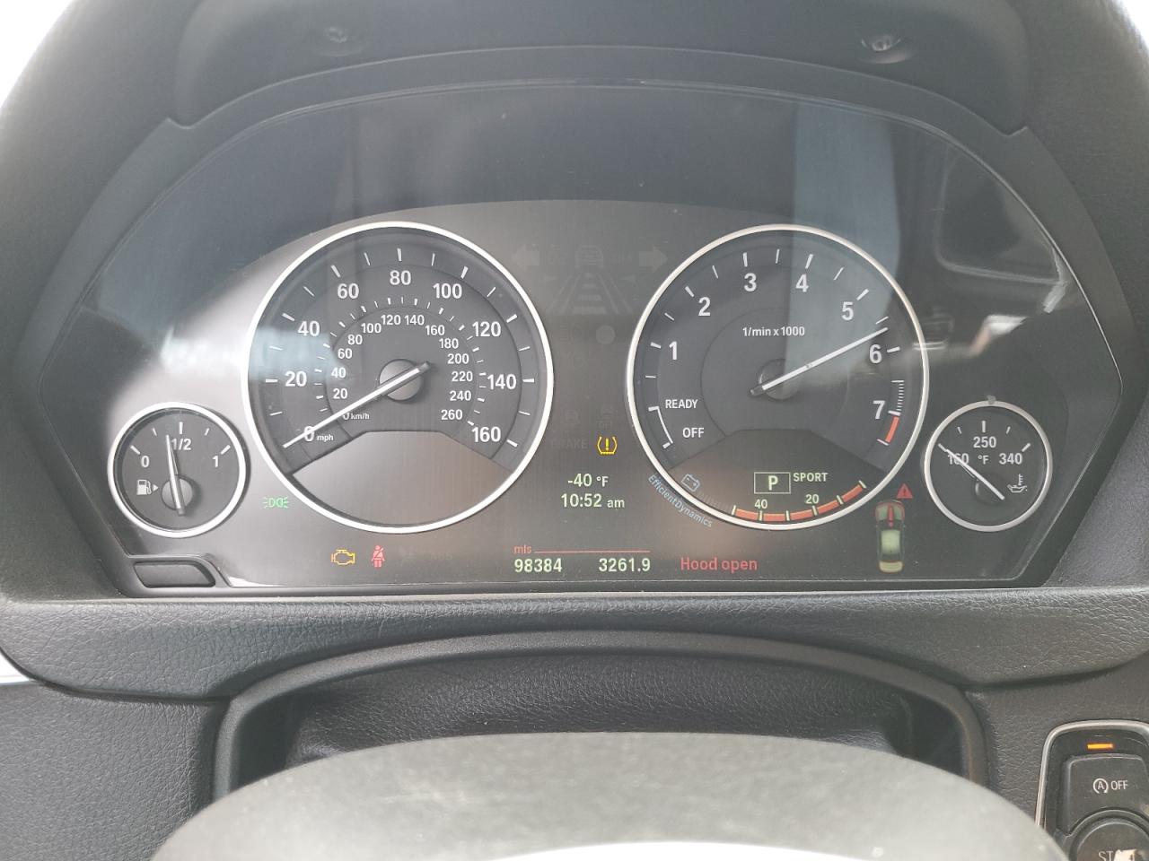 2013 BMW 3er VIN WBA3B3C51DF537704 Copart auction photo, front end / undercarriage damage thumbnail 9
