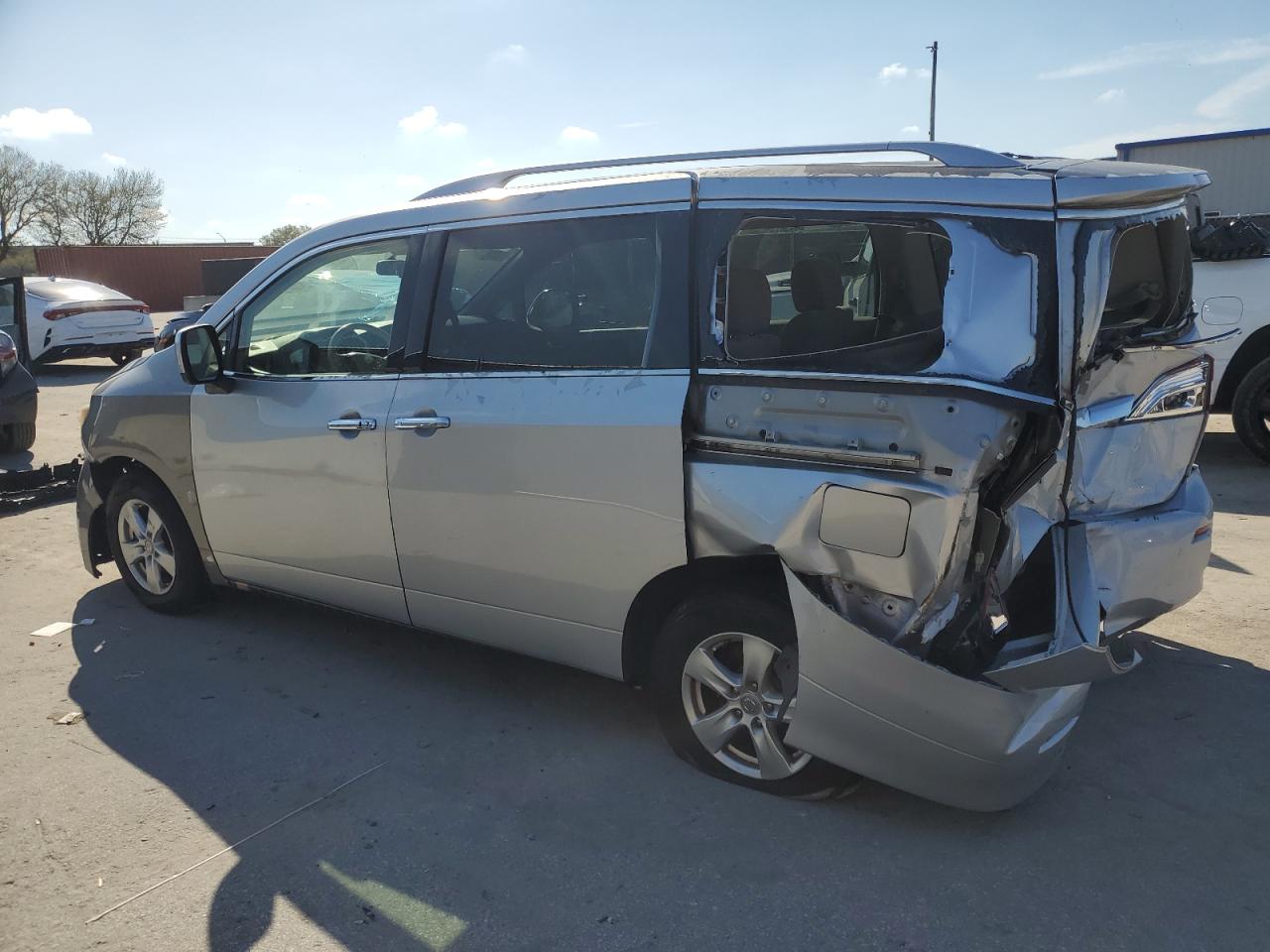 2016 Nissan Quest VIN JN8AE2KP0G9150860 Copart auction photo, rear end / front end damage thumbnail 2