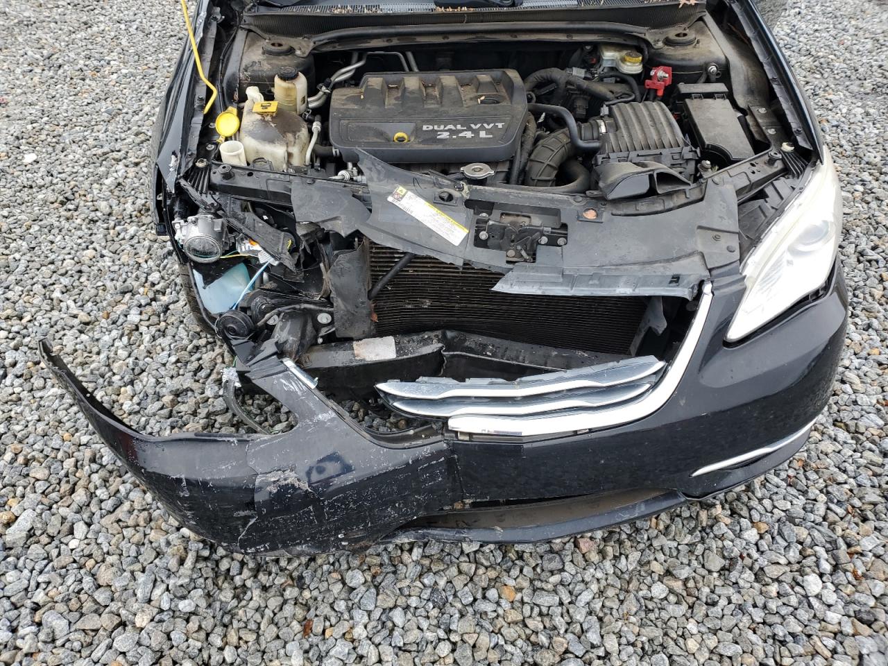 2013 Chrysler 200 VIN 1C3CCBBB7DN693788 Copart auction photo, front end / undercarriage damage thumbnail 11