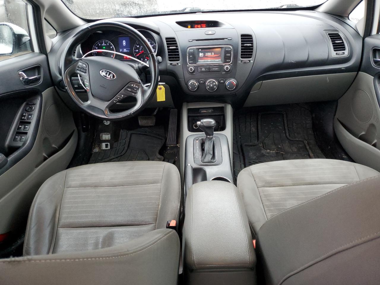 2014 KIA Forte VIN KNAFX4A86E5176334 Copart auction photo, front end damage thumbnail 8