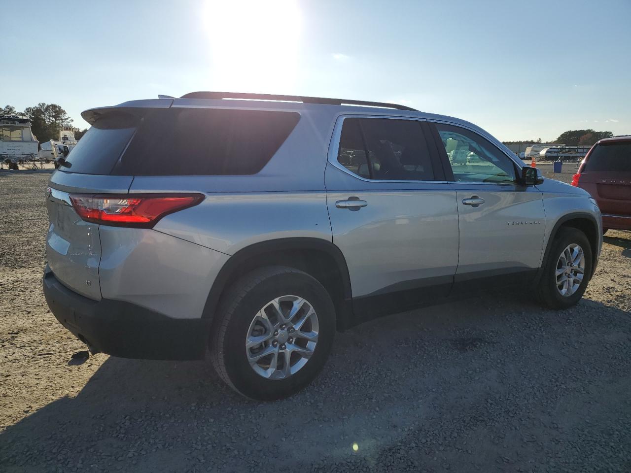 2020 Chevrolet Traverse VIN 1GNERGKWXLJ263799 Copart auction photo, side damage thumbnail 3