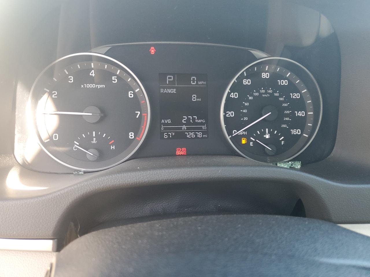 2017 Hyundai Elantra VIN KMHD74LF2HU362772 Copart auction photo, vandalism / side damage thumbnail 9