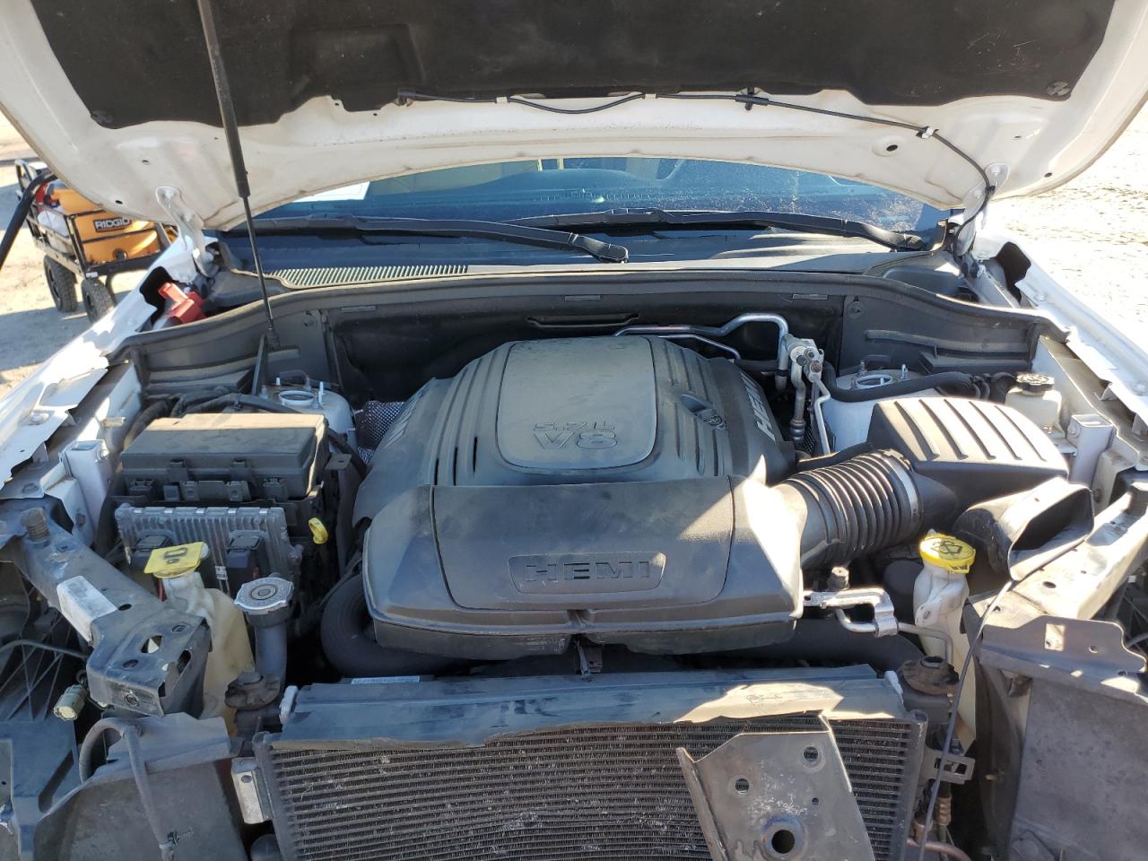 2014 Dodge Durango VIN 1C4SDJET9EC394478 Copart auction photo, front end / side damage thumbnail 12