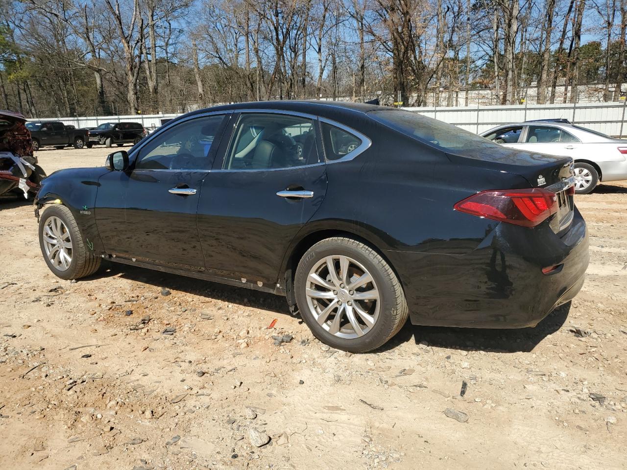 2017 Infiniti Q70 VIN JN1EY1AP3HM790014 Copart auction photo, front end / side damage thumbnail 2