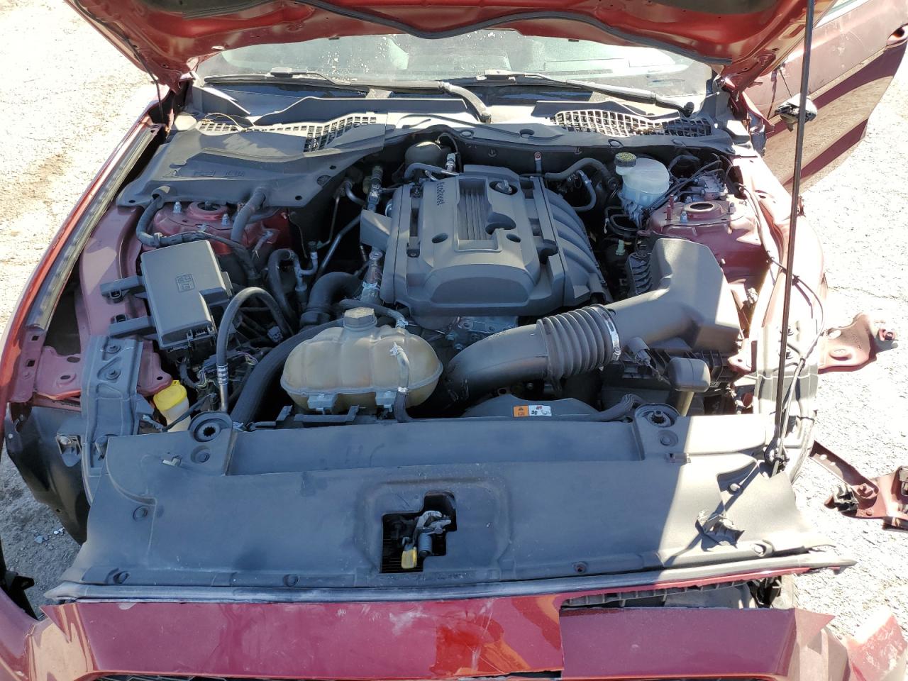 2016 Ford Mustang VIN 1FA6P8TH0G5243588 Copart auction photo, front end / side damage thumbnail 11