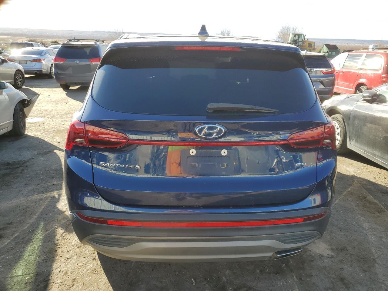 2021 Hyundai Santa Fe VIN 5NMS1DAJ0MH333941 Copart auction photo, front end damage thumbnail 6