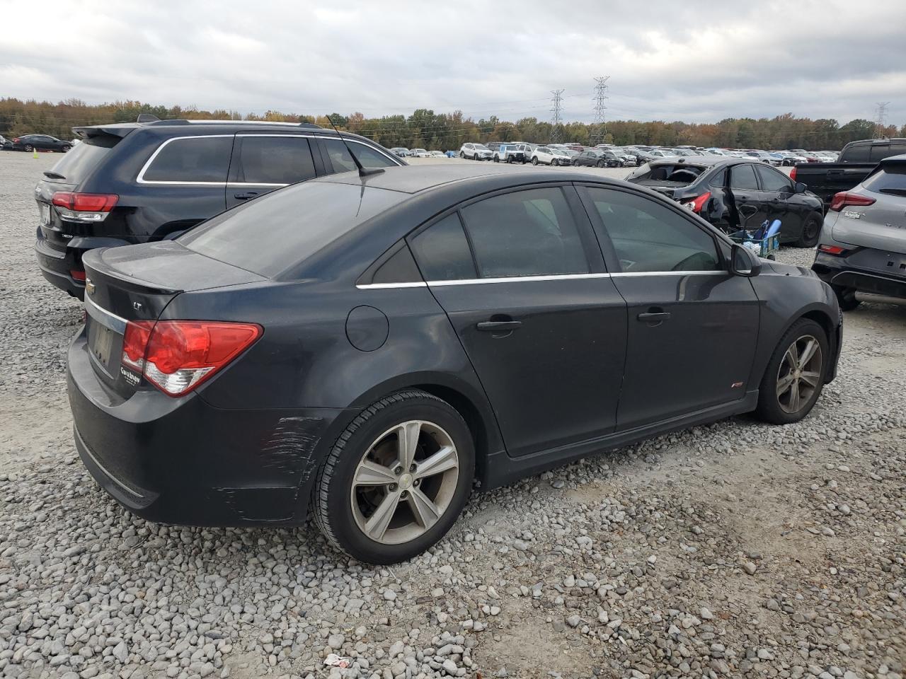 2014 Chevrolet Cruze VIN 1G1PE5SB7E7478631 Copart auction photo, front end / side damage thumbnail 3