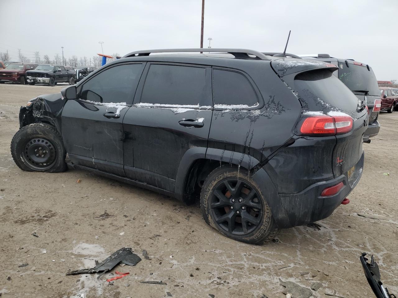2017 Jeep Cherokee VIN 1C4PJMBB6HW513361 Copart auction photo, all over damage thumbnail 2