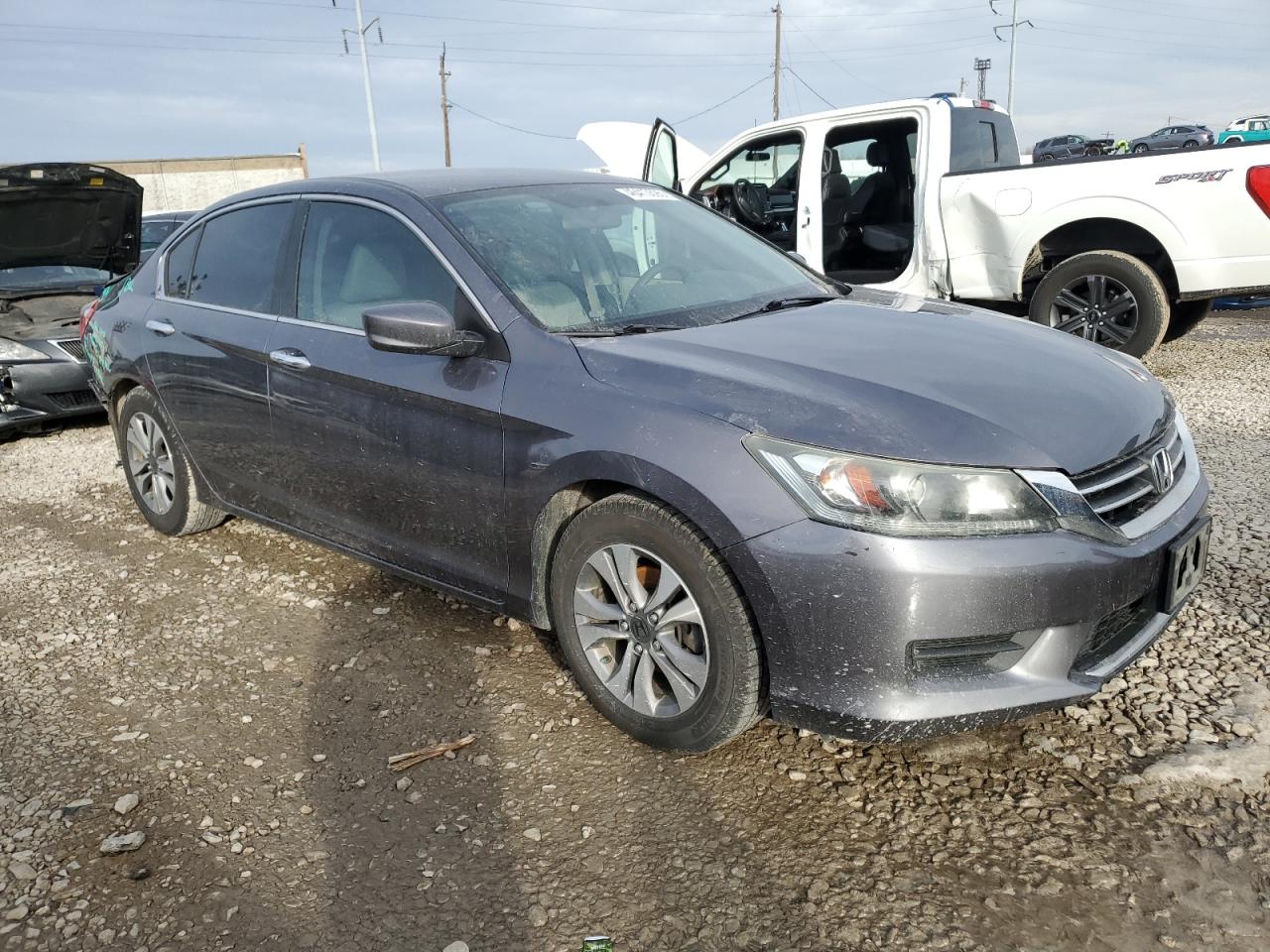 2014 Honda Accord VIN 1HGCR2F33EA298305 Copart auction photo, rear end damage thumbnail 4
