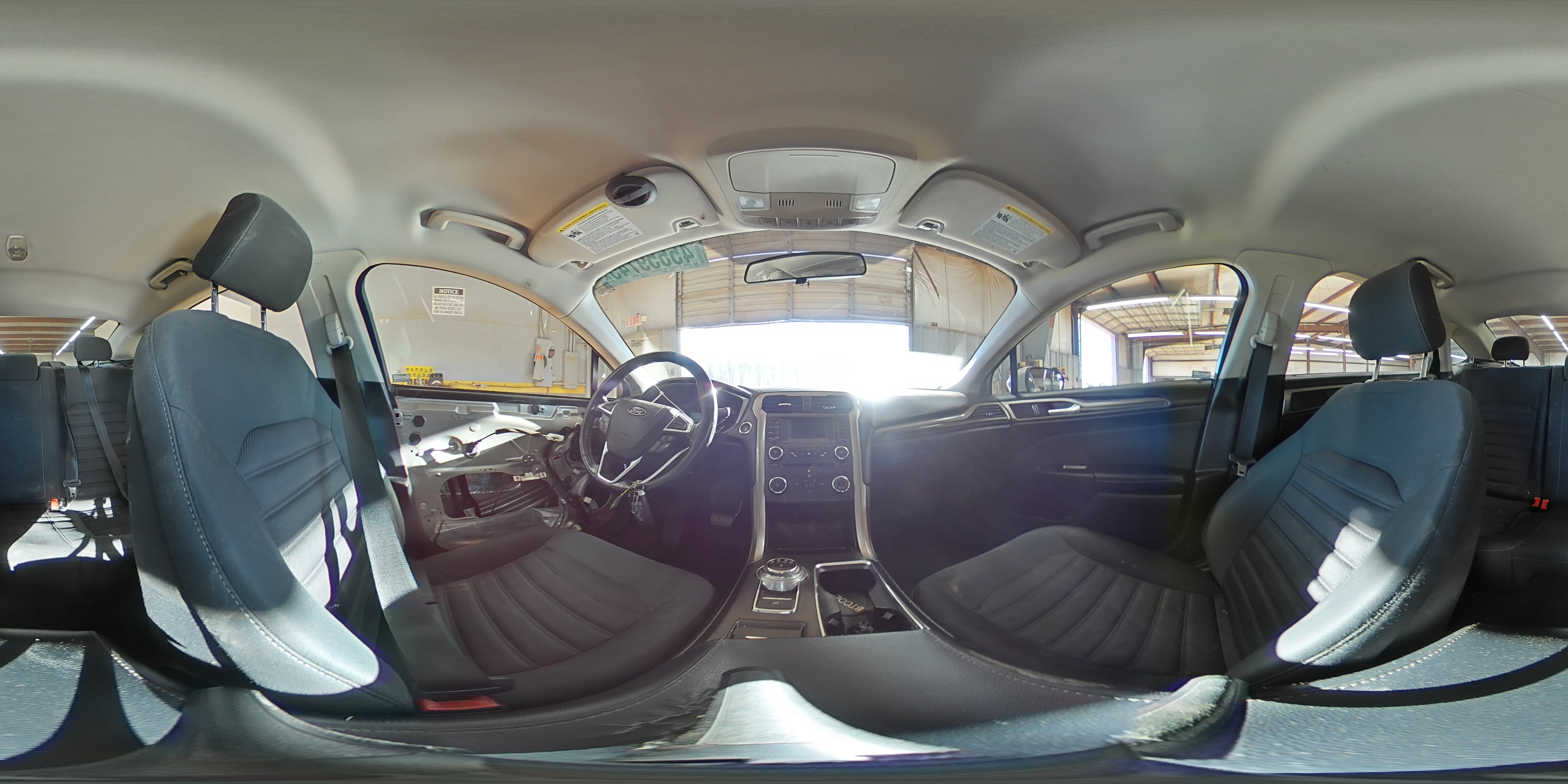 2017 Ford Fusion VIN 3FA6P0G77HR404388 Copart auction photo, front end / rear end damage thumbnail 13