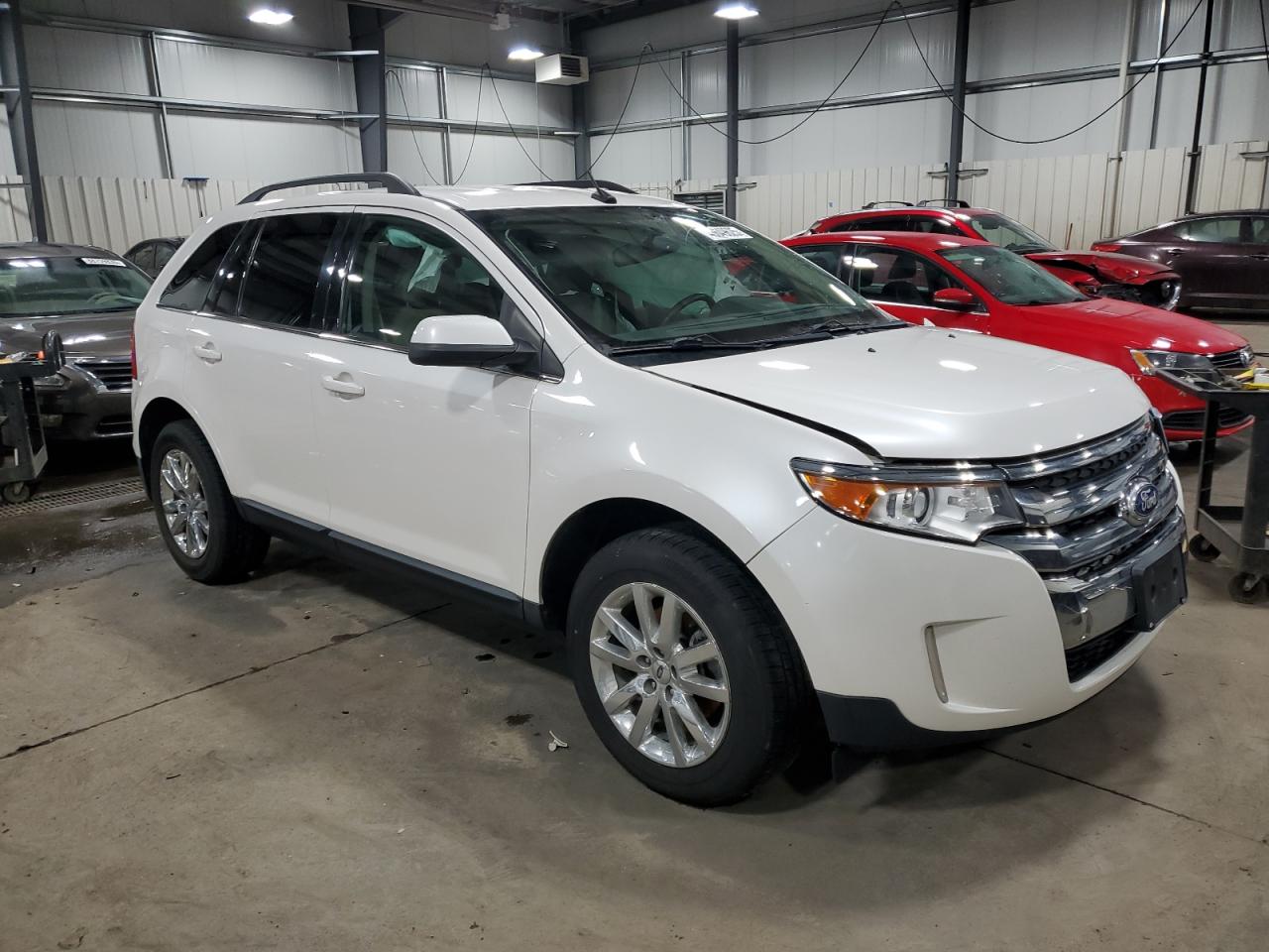 2011 Ford Edge VIN 2FMDK3KC4BBB61047 Copart auction photo, side / front end damage thumbnail 4