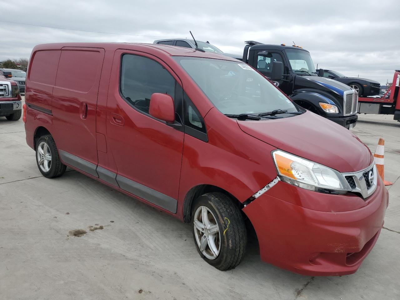 2013 Nissan NV VIN 3N6CM0KN0DK690127 Copart auction photo, undercarriage / front end damage thumbnail 4