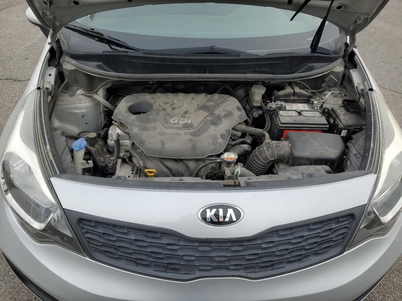 2015 KIA Rio VIN KNADM4A39F6520268 Copart auction photo, rear end damage thumbnail 11