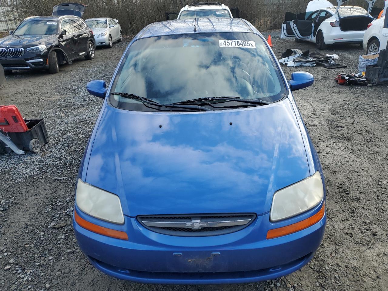 2006 Chevrolet Aveo VIN KL1TG66696B590159 Copart auction photo, front end / minor dent/scratches damage thumbnail 5