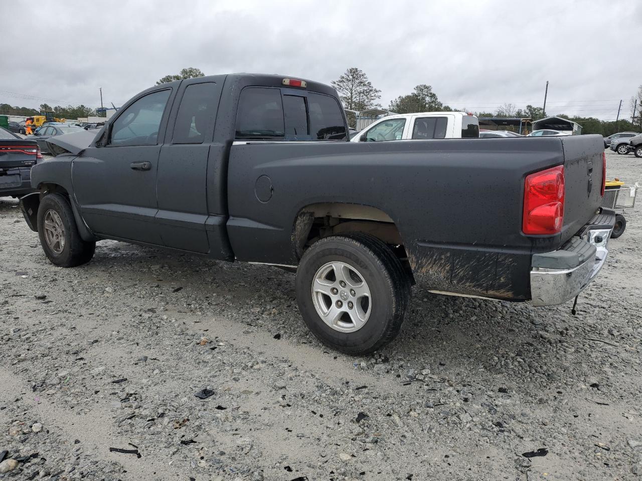 2007 Dodge Dakota VIN 1D7HE42K97S271296 Copart auction photo, front end / side damage thumbnail 2